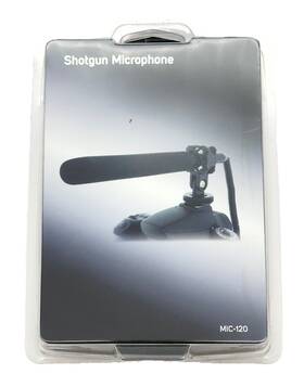 Wasabi Power Mic-120-001 Shotgun Mic Microphone Mic-120 Mini Condenser Dslr Camcorders New