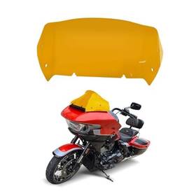 Xitqiooo 10-road-win-orange 10 Inch Windshield Windscreen Compatible With Harley Road Glide Inch-orange