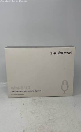 Zhuosheng Wm-10 Zhu Sheng Wm-9/10 Uhf Wireless Microphone System Open Box Not Tested