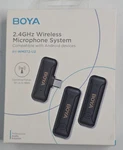 Boya BY-WM3T2-U2 Wireless Microphone Usb-c For Android Smartphone Vlog New. Price: $59.99.