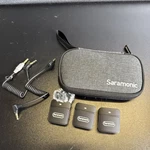 Saramonic Blink 100PX Wireless Microphone System Clip (3) W/case Used. Price: $33.95.