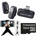 Hollyland Lark A1 Mini Duo Wireless Mic System For Mobile Devices Video Bundle New. Price: $44.99.