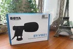 Boya BY-VM01 Directional Video Microphone (for Nikon Dslr) Condenser Iob Opened. Price: $28.88.