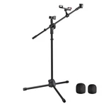 Microphone Boom Arm Stand W/ Dual Clips Adjustable Tripod Mount Holder New. Price: $29.90.