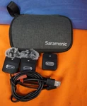 Saramonic Blink 100PX Wireless Microphone System Clip (3) W/case Used. Price: $25.99.