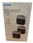 Boya 2.4GHZ Dual-channel Wireless Microphone System BY-M1V2 Type-c Open. Price: $47.66.