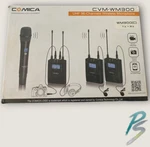 Comica CVM-WM300C Uhf 96-CHANNEL Wireless Lavalier Microphone System Receivernew. Price: $229.00.