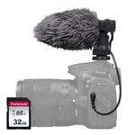 Canon DM-E100 Stereo Microphone With Wind Screen + Transcend 32GB Sdxc/sdhc Card. Price: $47.99.