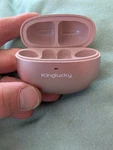 Kinglucky Open Clip-on Wireless Bluetooth Earbuds Charging Case Used. Price: $20.00.