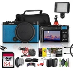 Panasonic Lumix S9 Camera(blue), Rode Videomicro Camera-mount Shotgun Microphone New. Price: $1609.95.