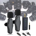 Vidpro WM-35 Dual Wireless Microphone For Camera Youtubers Audio Recording Kit New. Price: $24.99.