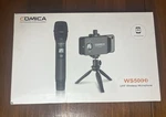 Comica CVM-WS50(H) Uhf Wireless Microphone System, 6 Channels, Handheld Open. Price: $67.99.