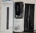 Boya Super-cardioid Condenser Microphone Model BY-BM6060 Open Box Used. Price: $65.00.