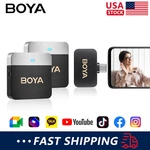 Boya BY-M1V Wireless Lavalier Microphone For Iphone Android Smartphone Camera New. Price: $80.00.