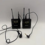 Sony Uwp-d Microphone Kit URX-P40 Receiver UTX-B40 Bodypack Transmitter Vat Used. Price: $359.99.