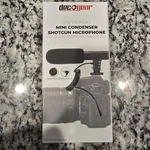 Shotgun Condenser Mini Microphone For Cameras And Camcorders- Deco Gear New. Price: $34.97.