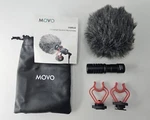 Movo VXR10 Universal Video Microphone W/ Shock Mount Windscreen Without Box Open. Price: $20.00.