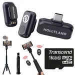 Hollyland Lark A1 Mini Duo Mic System For Mobile Devices Content Creation Bundle New. Price: $49.99.