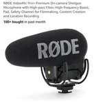 Rode Videomic Pro+ On-camera Shotgun Mic, 3.5MM Trs, Shock Mount, Windshield Open. Price: $165.00.