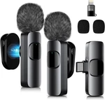Wireless Lavalier Microphone With Magnetic Clip, Mini For Iphone.... Price: $14.39.