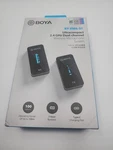 Boya BY-XM6 S1 2.4GHZ Wireless Lavalier Microphone System New. Price: $68.00.