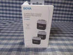 Boya BY-M1V2 Wireless Dual Channel Microphone System (new Open Box) Free Shippin. Price: $75.00.