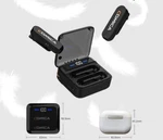 Comica Vimo S-uc 2.4G Dual Channel Mini Wireless Lavalier Microphones Open. Price: $43.99.