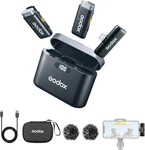 Godox WES1 KIT2 Wireless Lavalier Microphone System Transmitter For Iphone Ios New. Price: $58.00.