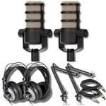 Rode Podmic Dynamic Podcast Microphone With Streameye Boomarm Arms, Over-ear. Price: $289.99.