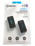 Boya BY-XM6 S1 2.4GHZ Wireless Lavalier Microphone System New. Price: $42.49.